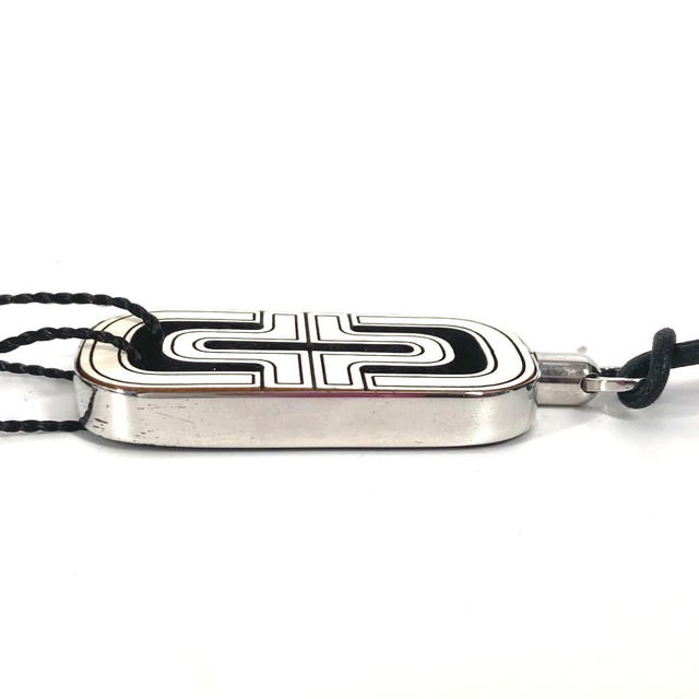 Bvlgari BVLGARI Parentesi logo Accessories Necklace Leather WhiteBased/Black - view 5