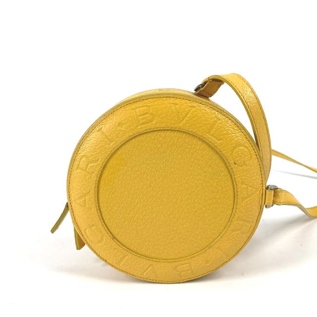 Bvlgari BVLGARI Round shape B-ZERO1 Round Pochette bag Shoulder Bag Leather yellow - view 2