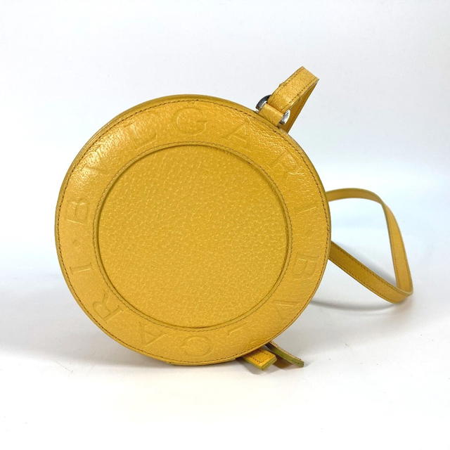 Bvlgari BVLGARI Round shape B-ZERO1 Round Pochette bag Shoulder Bag Leather yellow - view 3