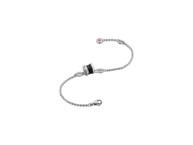Bvlgari Bvlgari Save The Children Bracelet In Sterling Silver And Black Ceramic - view 2