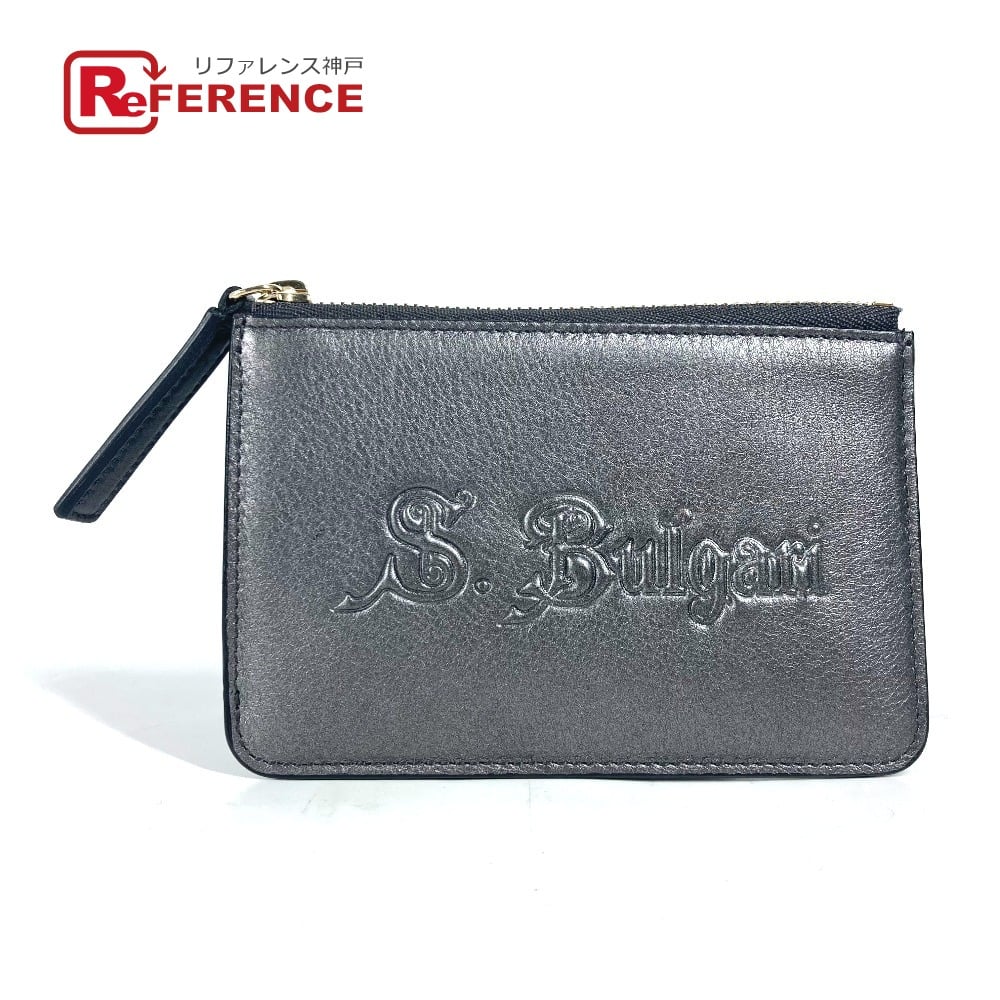 Bvlgari BVLGARI S.bvlgari logo Wallet Coin Compartment with key ring coin purse