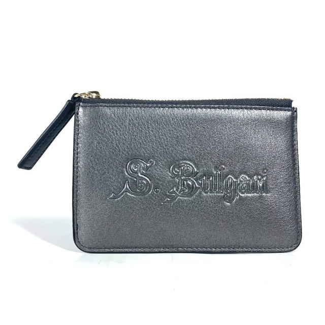 Bvlgari BVLGARI S.bvlgari logo Wallet Coin Compartment with key ring coin purse - view 2