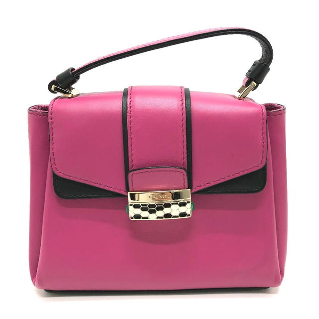 Bvlgari BVLGARI Serpenti Vaipa Bag 2WAY Shoulder Bag Leather pink/GoldHardware - view 1
