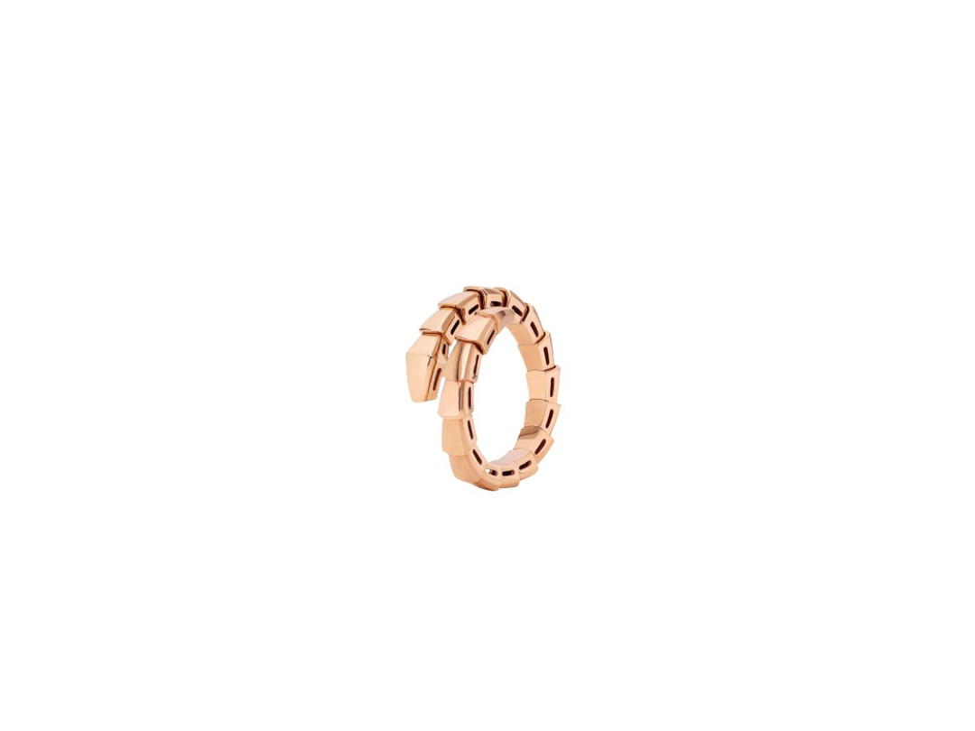 Bvlgari Bvlgari Serpenti Viper Ring In 18 KT Rose Gold