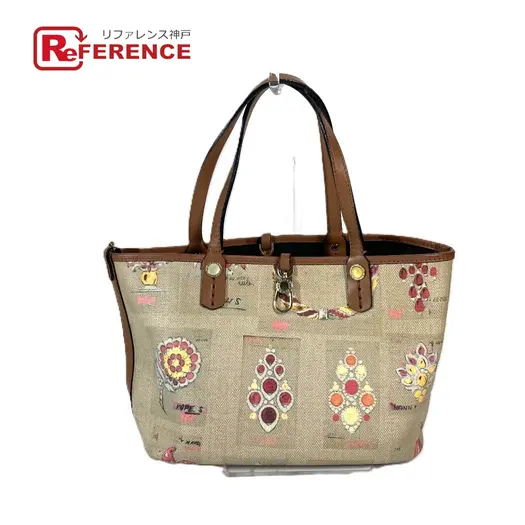 Buy BVLGARI Shoulder Bag Jewelry pattern With porch Tote Bag Leather/PVC Multicolore at Sasom – Authentic and Ready to Ship