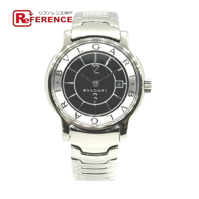 Bvlgari BVLGARI ST29S Solo tempo Quartz Date Wristwatch SS Silver - view 1