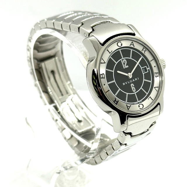 Bvlgari BVLGARI ST29S Solo tempo Quartz Date Wristwatch SS Silver - view 4