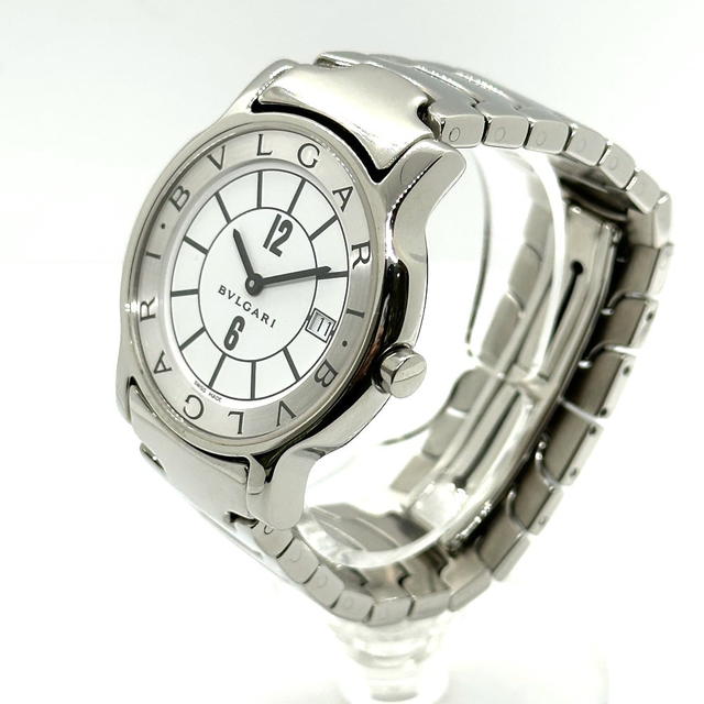 Bvlgari BVLGARI ST35S Solo tempo Quartz date Watches SS Silver - view 2
