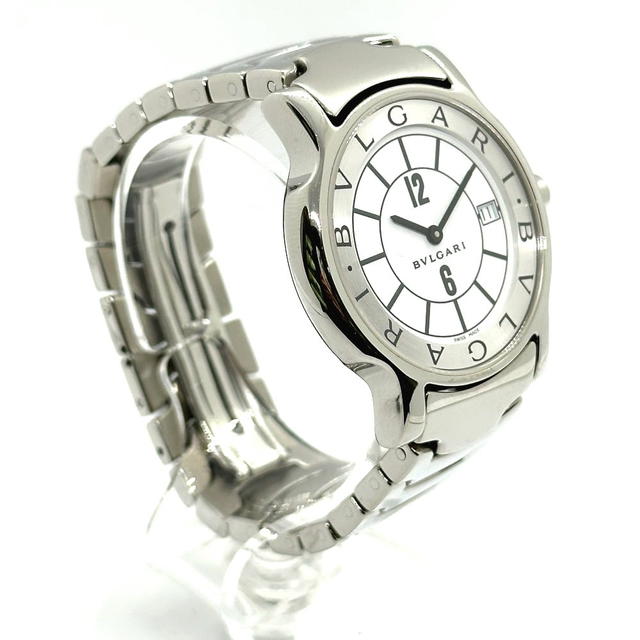 Bvlgari BVLGARI ST35S Solo tempo Quartz date Watches SS Silver - view 3