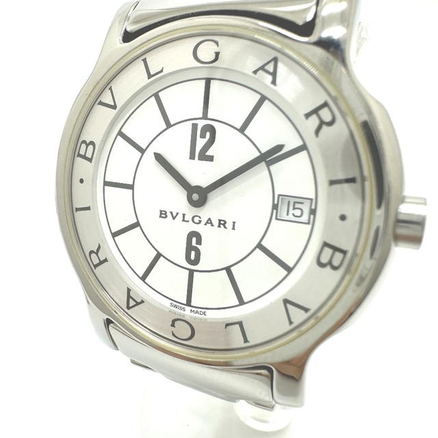 Bvlgari BVLGARI ST35S Solo tempo Quartz date Watches SS Silver - view 4