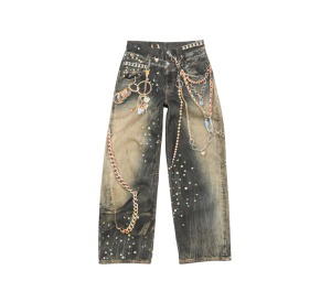 Buy Acne Studios Loose Fit Jeans Year Of The Horse Denim at Sasom – Authentic and Ready to Ship