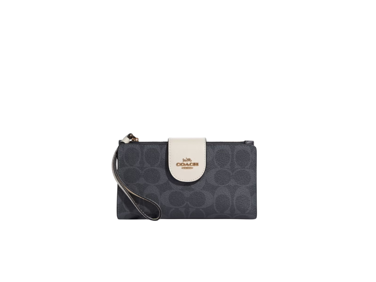 Coach Coach Tech Wallet Denim Multi