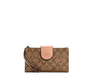 Buy Coach Tech Phone Wallet Faded Blush at Sasom – Authentic and Ready to Ship