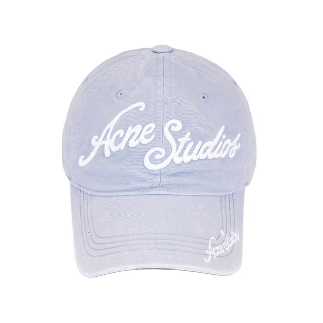 Acne Studios Acne Studios 3D Embroidered Logo - Blue Grey - view 2