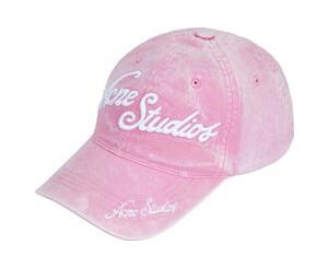 Buy Acne Studios Organic Cotton Baseball Cap - Pink at Sasom – Authentic and Ready to Ship