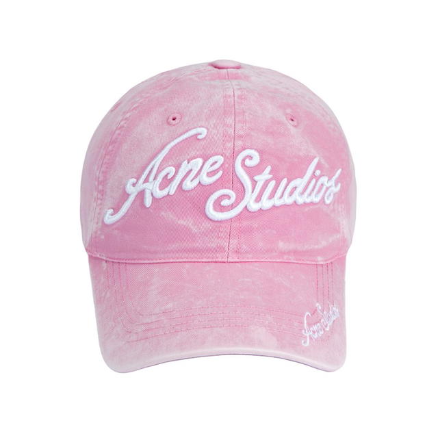 Acne Studios Acne Studios Organic Cotton Baseball Cap - Pink - view 2