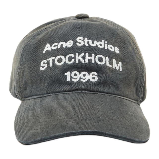 Acne Studios Acne Studios Logo Cap - Black - view 2