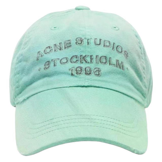 Acne Studios Acne Studios Baseball Cap - Mint Green - view 1