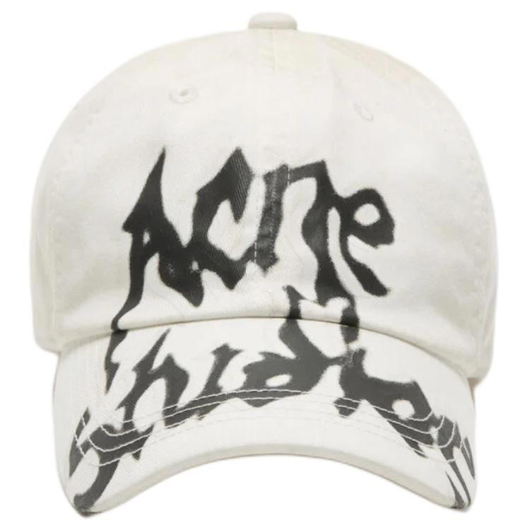 Acne Studios Acne Studios Baseball Cap - Gray White