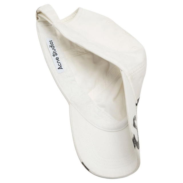 Acne Studios Acne Studios Baseball Cap - Gray White - view 2