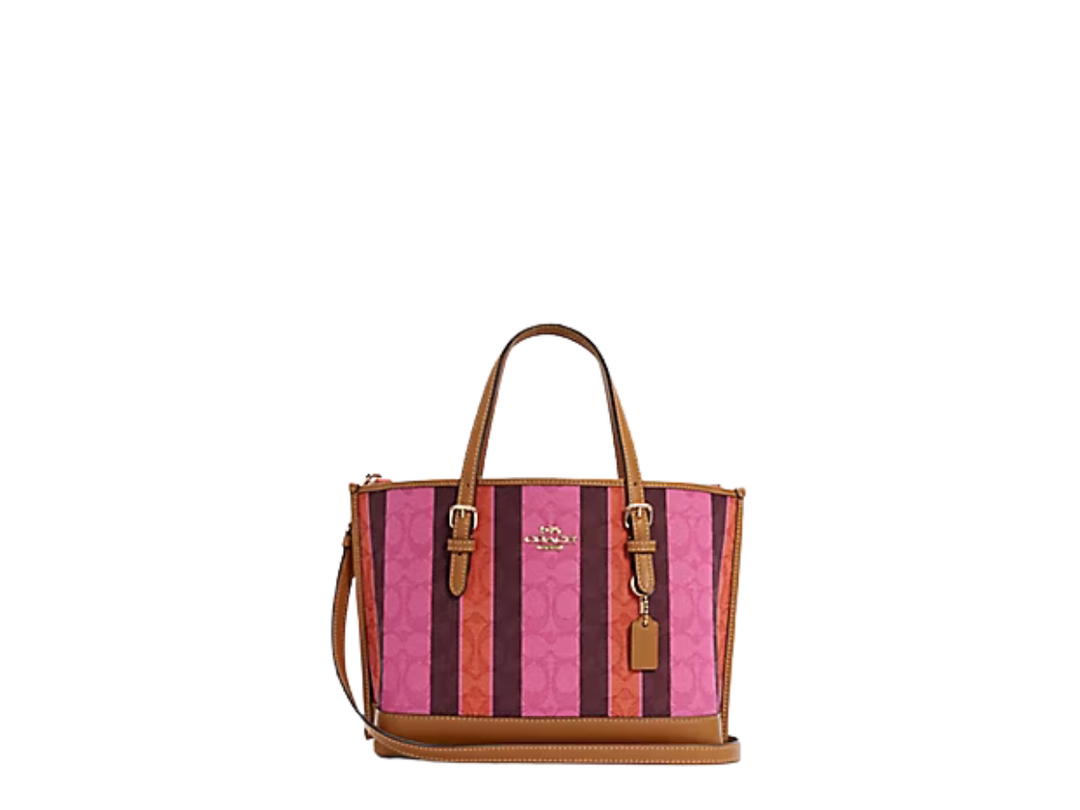 Coach Coach Mollie Tote 25 Burgundy