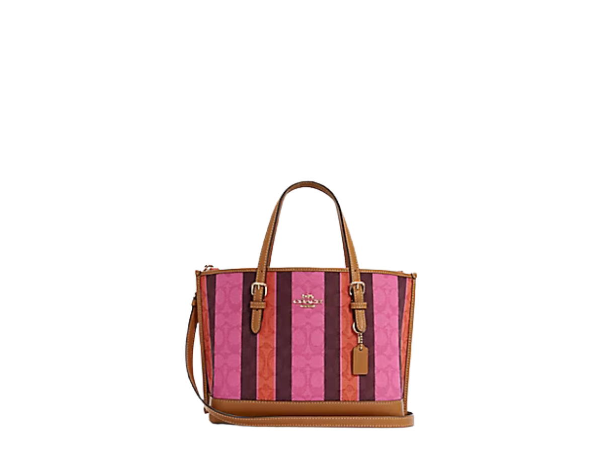 Coach Coach Mollie Tote 25 Burgundy