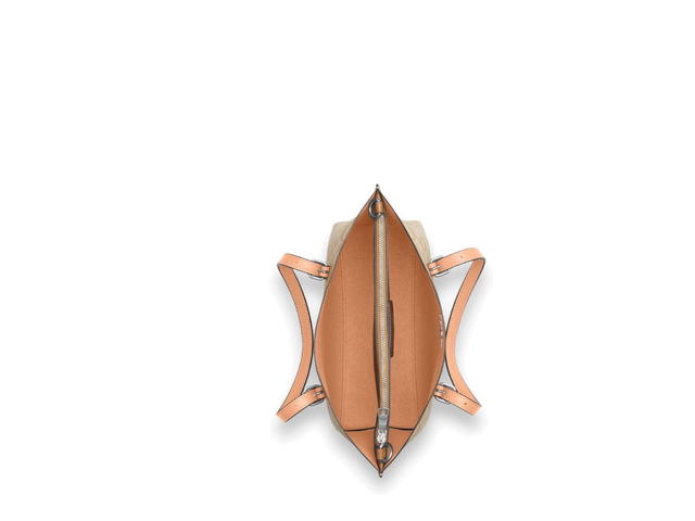 Coach Coach Mollie Tote 25 In Signature Canvas SV Light Khaki Faded Blush - view 3