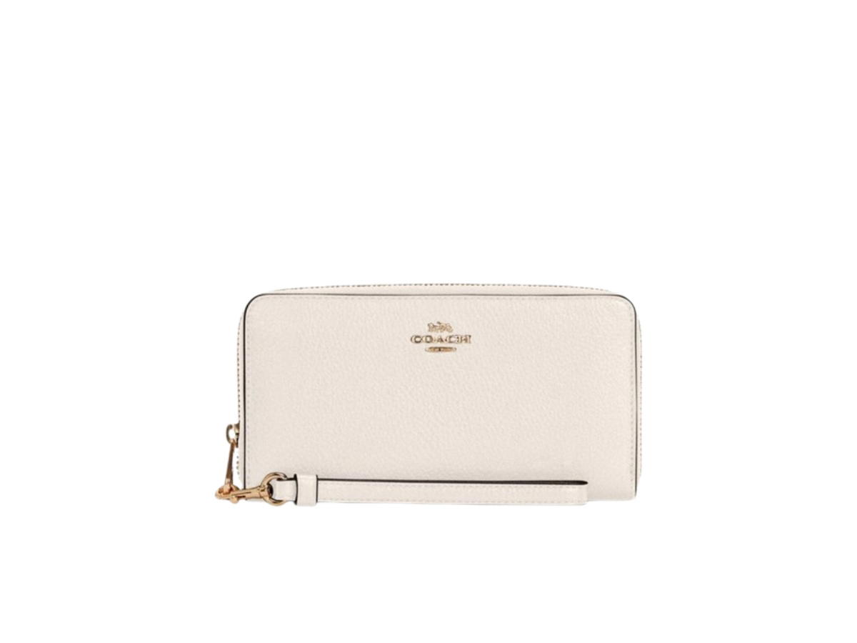 Coach Coach Long Zip Around Wallet IM Chalk