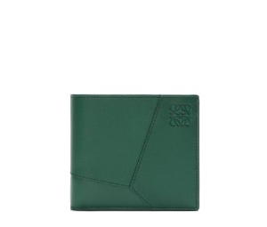 Buy Loewe Puzzle Calfskin Wallet Green at Sasom – Authentic and Ready to Ship