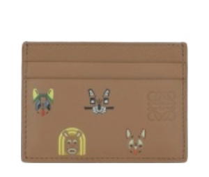 Buy Loewe Cat Print Card Holder Brown at Sasom – Authentic and Ready to Ship