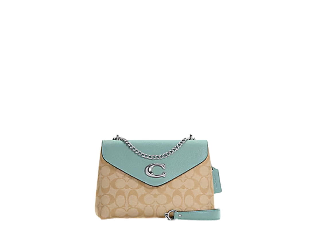Coach Coach Tammie Shoulder Bag Lght Teal