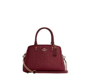 Buy Coach Mini Lillie Carryall Cherry at Sasom – Authentic and Ready to Ship