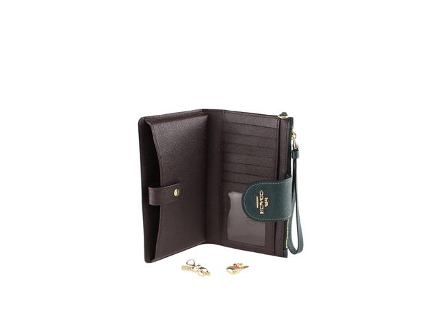 Coach Coach Tech Wallet Wristlet Clutch Forest Green - view 3