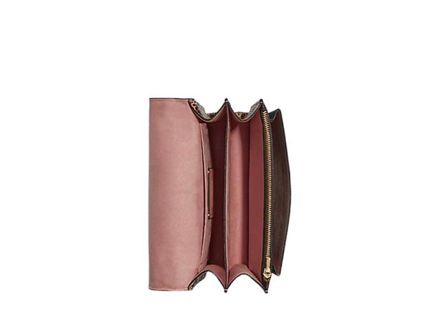 Coach Coach Klare Crossbody In Signature Canvas Brown Shell Pink - view 3