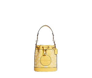 Buy Coach Mini Dempsey Bucket Bag Retro Yellow at Sasom – Authentic and Ready to Ship