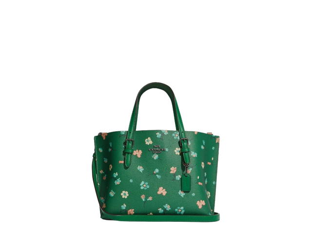 Coach Coach Mollie Tote Bag 25 With Mystical Floral Print Green - view 1