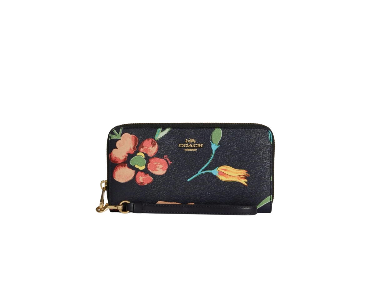 Coach Coach Long Zip Around Wallet Midnight