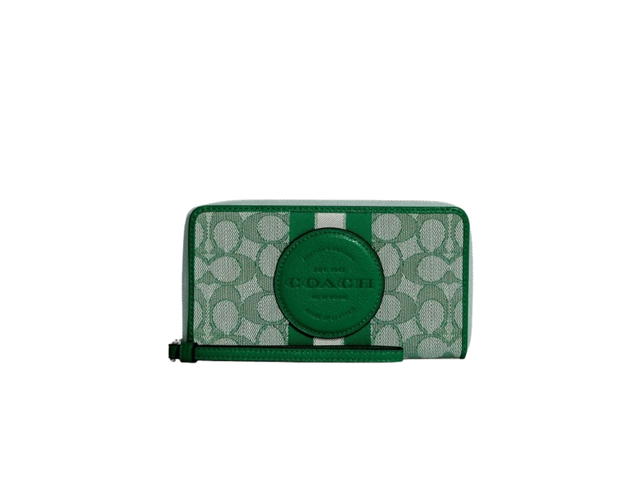 Coach Coach Dempsey Large Phone Wallet Green - view 1