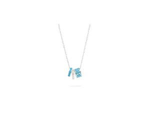 Buy Coach Signature Enamel Necklace Silver  Blue at Sasom – Authentic and Ready to Ship