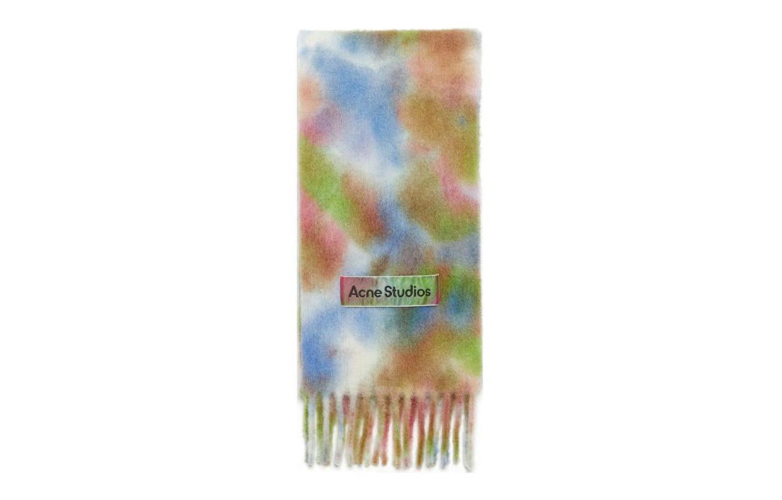 Acne Studios Acne Studios Tie Dye Brushed Scarf