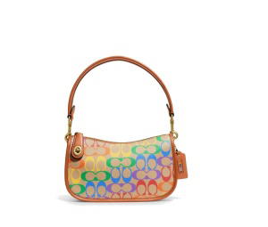 Buy Coach Swinger In Rainbow Signature Canvas Tan Hazelnut at Sasom – Authentic and Ready to Ship