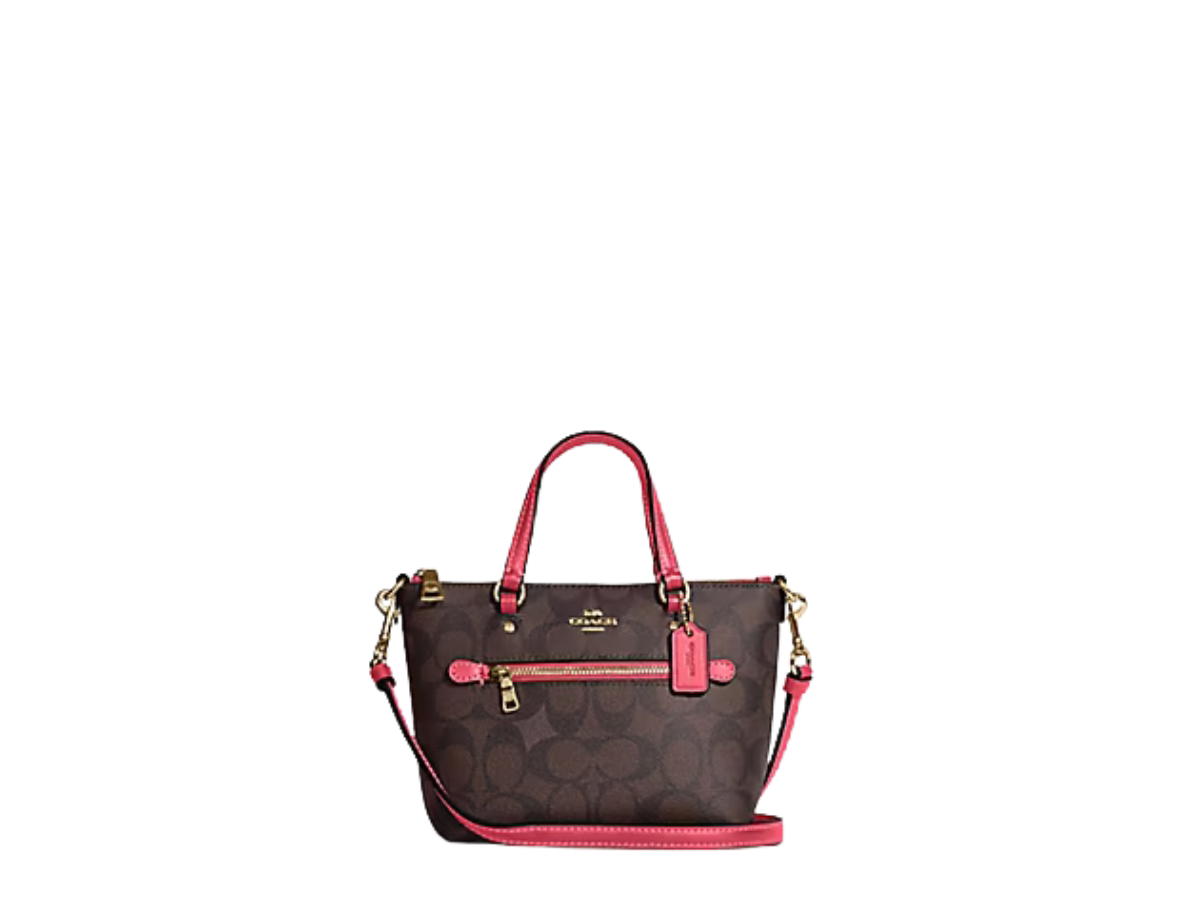 Coach Coach Mini Gallery Crossbody Brown