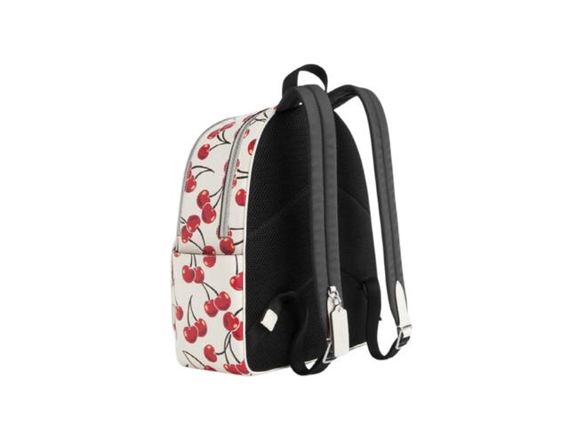 Coach Coach Court Backpack With Cherry Print Chalk Multicolor - view 2