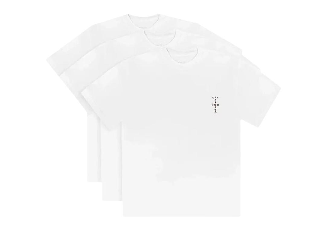 Travis Scott Cactus Jack by Travis Scott CJ Tee White (3-Pack)