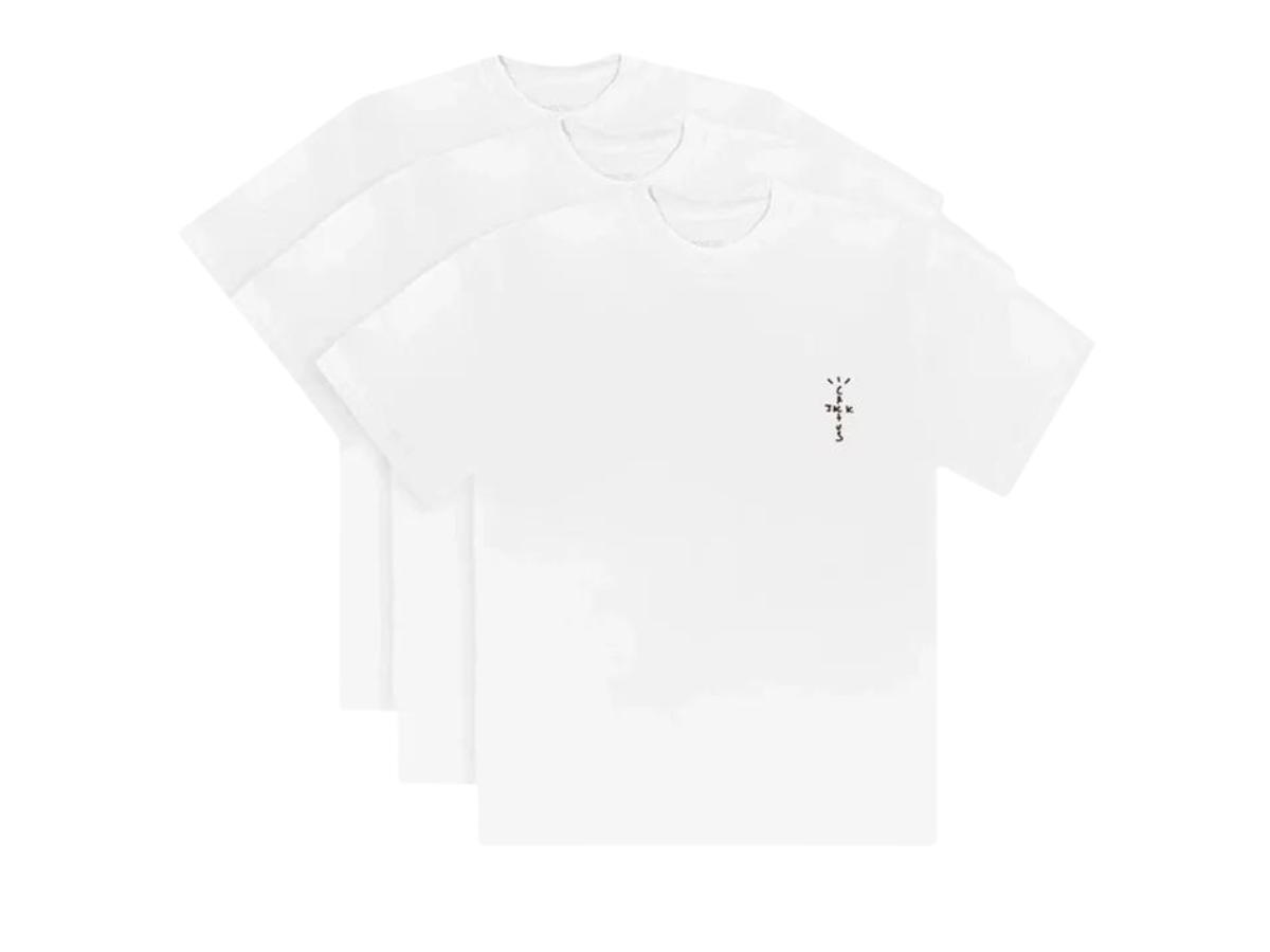 Travis Scott Cactus Jack by Travis Scott CJ Tee White (3-Pack)