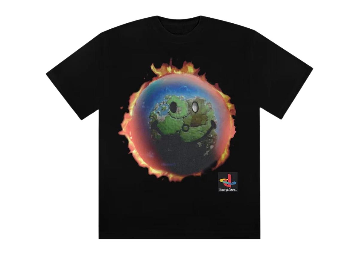 Travis Scott Cactus Jack by Travis Scott The Scotts World T-Shirt Black