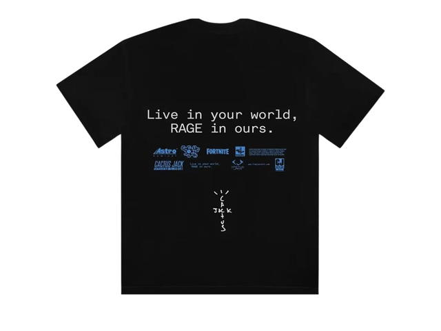Travis Scott Cactus Jack by Travis Scott The Scotts World T-Shirt Black - view 2