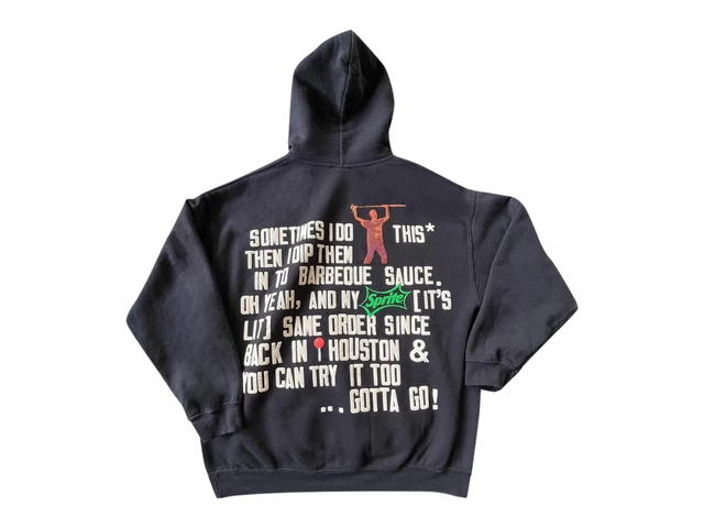 Travis Scott Cactus Jack by Travis Scott x Cactus Plant Flea Market Script Hoodie Black - view 2