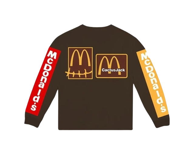 Travis Scott Cactus Jack by Travis Scott x Cactus Plant Flea Market Souvenir Long-Sleeve T-Shirt Brown - view 2