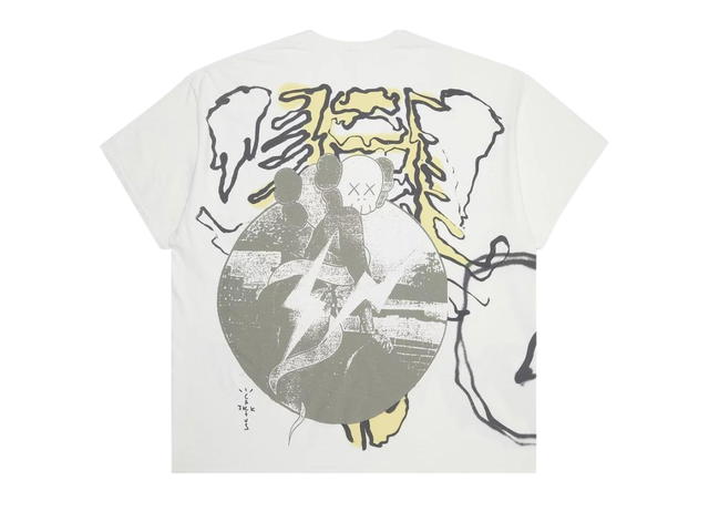 Travis Scott Cactus Jack by Travis Scott x KAWS For Fragment Tee Vintage Wash - view 2